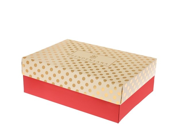 Dotted Golden Red