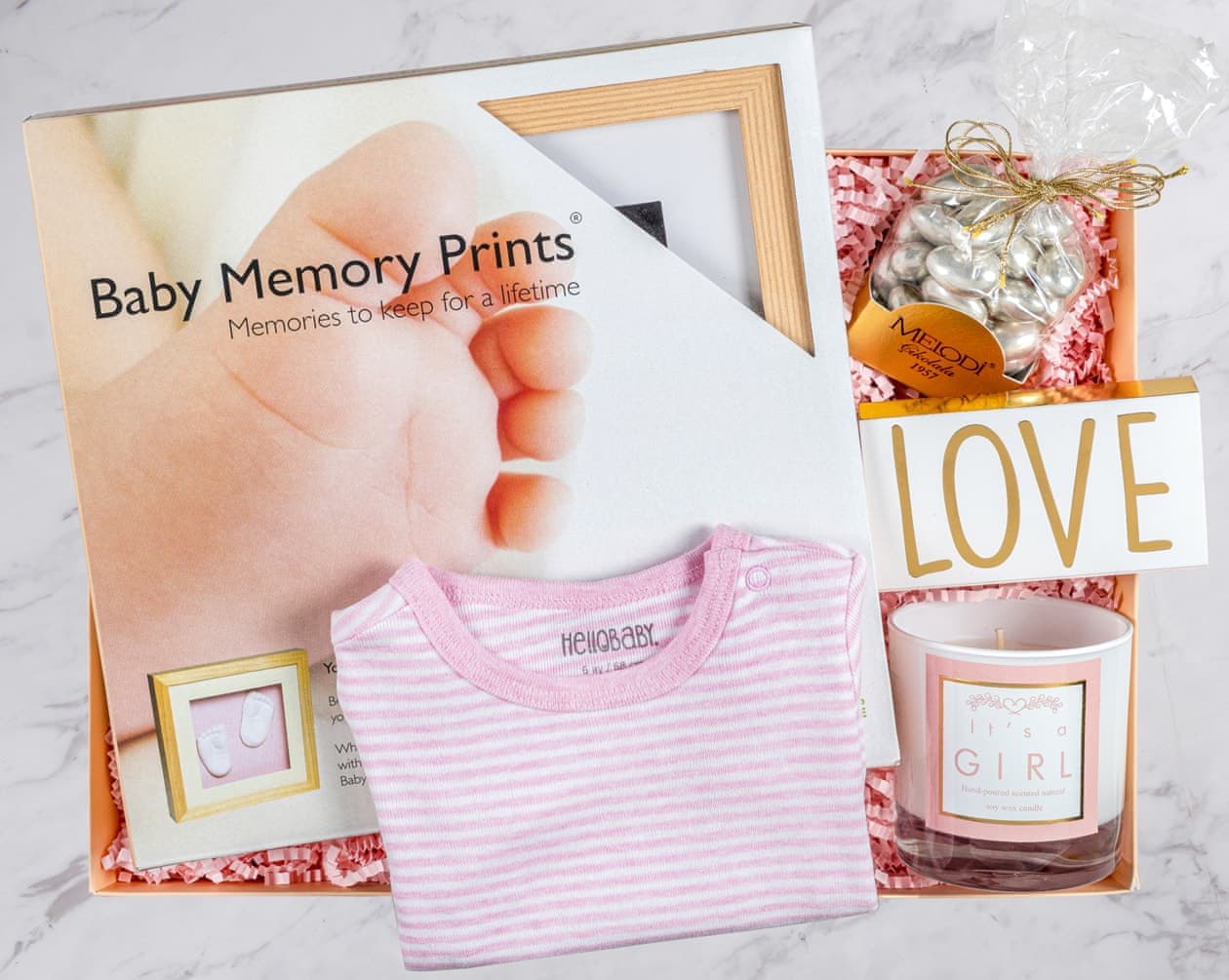 Baby Memory Prints Kız Bebek Hediye Kutusu BendenSana