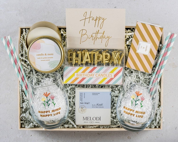 Happy Life Doğum Günü Hediye Kutusu