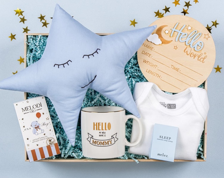 Hello Boy Bebek Hediye Kutusu