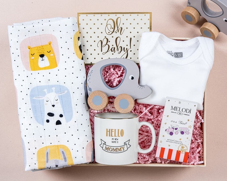 Oyuncak Fil Bebek Hediye Kutusu