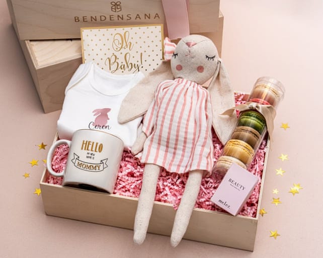 Pink Bunny Kız Bebek Hediye Kutusu