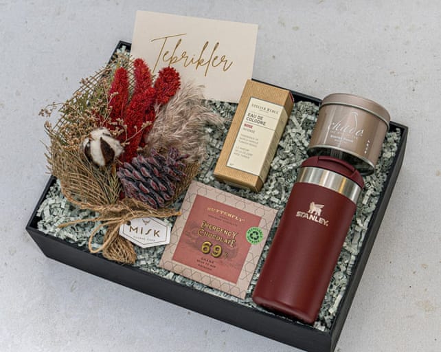 Şık Bordo Hediye Kutusu