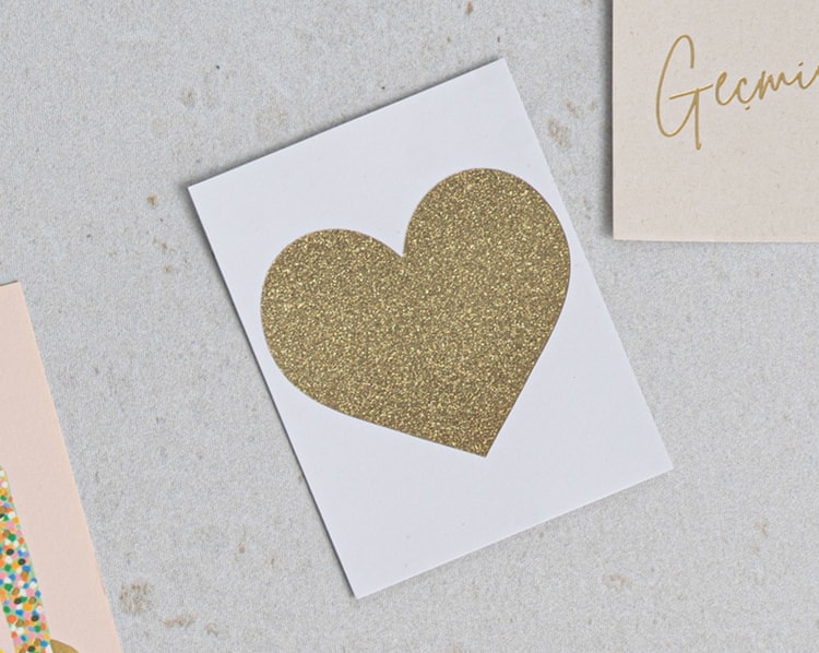 Gold Kalp Hediye Kutusu