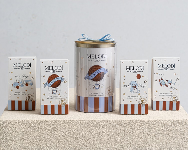 Mini Star Erkek Bebek Hediye Kutusu