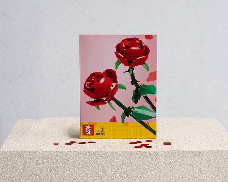 Rose Lego Hediye Kutusu