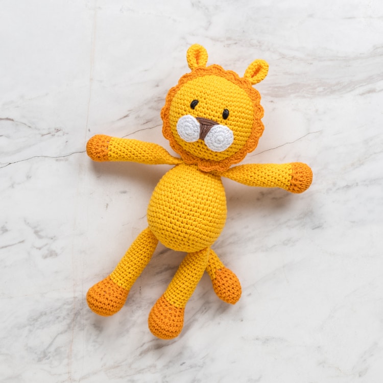 Sarı Aslan Bebek Hediye Kutusu